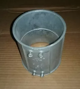 4" FE OR AL EMT RIGID SET SCREW COUPLING Free Shipping NEW - Picture 1 of 3