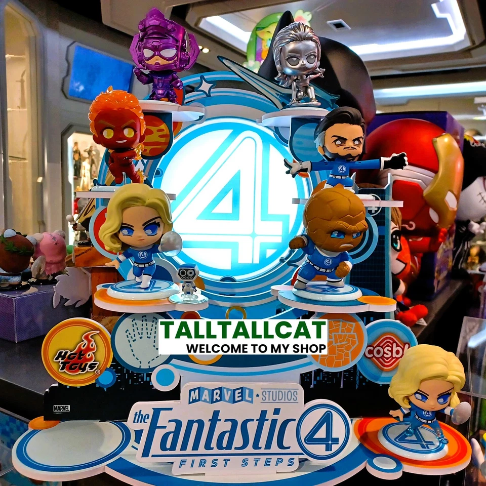Hot Toys x Marvel CBX279 Фантастическая четверка: первые шаги Cosbi полная коробка (6 шт.) - Изображение 1 из 4