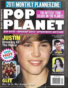 Pop Planet Magazine Justin Bieber Taylor Swift Katy Perry Selena Gomez Glee 2011 - Picture 1 of 13