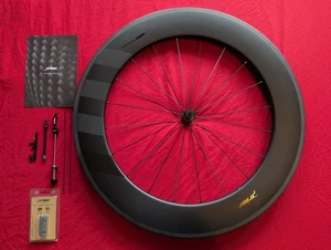 Prime Primavera Carbon 85 Road Rim Brake Front Wheel Tubeless Aero TT Aero Deep - Picture 1 of 12