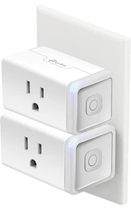 2 paquetes TP-Link Kasa Enchufe Wifi Inteligente para Alexa Echo Google Home IFTTT Control Remoto 15 Amp - Imagen 1 de 3