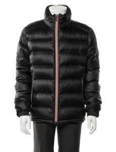 Moncler Gaston Striped Puffer Coat (Large Size) [EXCELLENT CONDITION] - Picture 1 of 4