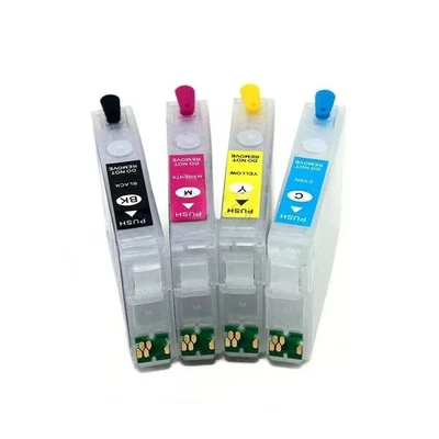 Refillable Ink Cartridge 232 232XL compatible Epson WF-2950 WF-2930 XP-4200 chip - Image 1 of 3