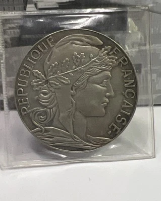 20 FCS FRANCE LIBERTE IGUALITE FRATERNITE 1901 40MM METAL GALLO EXTRANJERO Foto 1 de 4