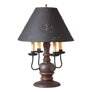Cedar Creek Lamp in Expresso with Shade - Picture 1 of 3