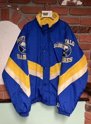 Vintage Starter NHL Buffalo Sabres Winter Zip Up Jacket Size Extra Large XL - Image 1 of 4