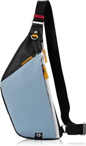 Evangelion Collaboration Body Bag, Thin, Synthetic Leather and Polyester, Blue - Picture 1 of 6