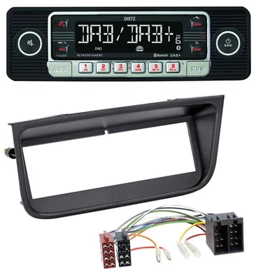 Dietz USB DAB MP3 Bluetooth Autoradio für Peugeot 406 - Bild 1 von 4