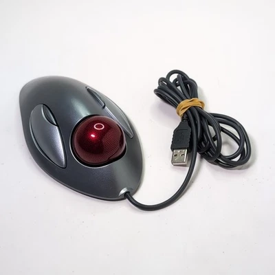 Logitech Trackman Marble Trackball Wired USB Mouse T-BC21, P/N 810-000767 Tested - Image 1 of 2