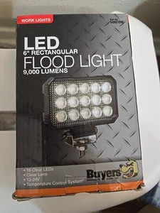 Buyers Products 1492196 6" Rectangular LED Luz de Inundación Transparente Caja Abierta - Imagen 1 de 4