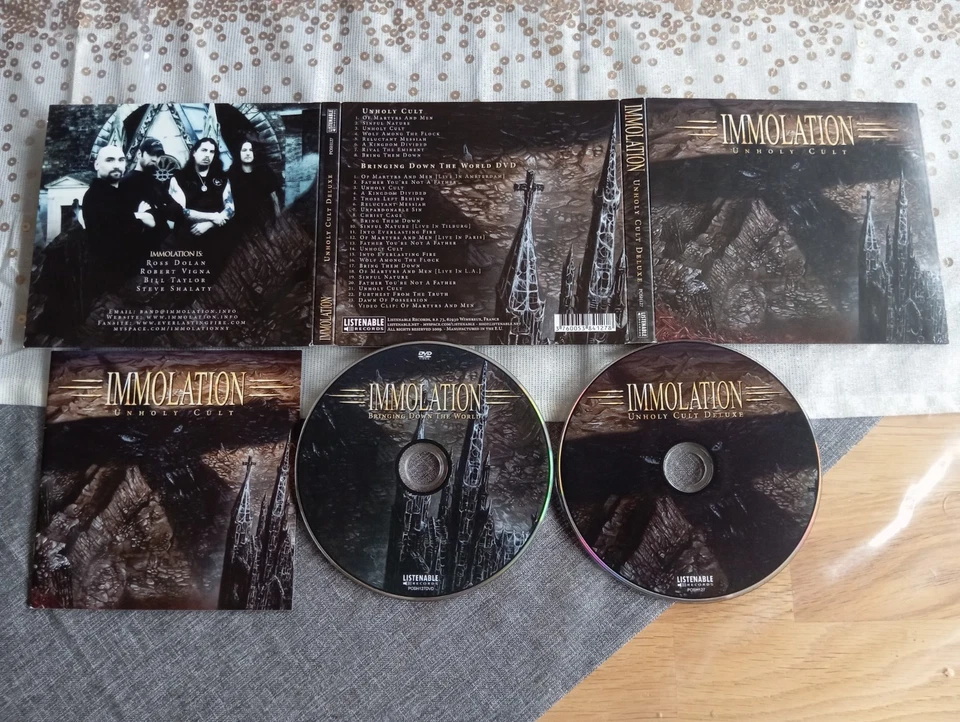IMMOLATION Unholy cult LTD CD/DVD DIGI! Incantation Suffocation Morbid Angel - Bild 1 von 1