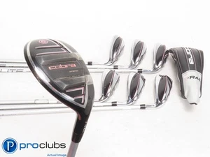 Nice Ladies Cobra '23 T-Rail 5H,6-PW,SW Hybrid IRON SET - Ladies Flex 423161 - Picture 1 of 6