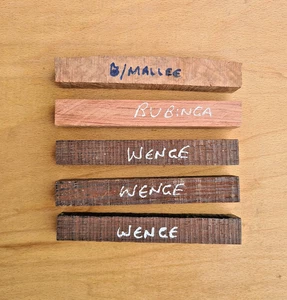 5 no. exotic pen blanks - Picture 1 of 3