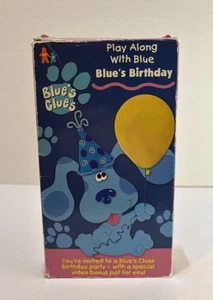 Blues Clues - Blues Birthday (VHS, 1998) Blue VHS - Imagen 1 de 12