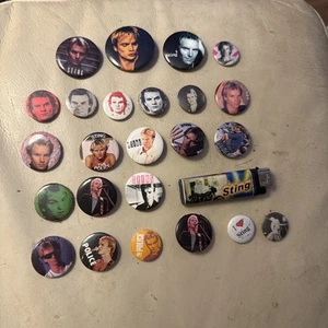 Vintage Sting Of Police Pins & Lighter + 2 Extra Items # 801 - Picture 1 of 3