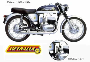 BULTACO METRALLA MK2 SET OF DECALS FULL BIKE METRALLA MK 2 BULTACO METRALLA NEW - Picture 1 of 2