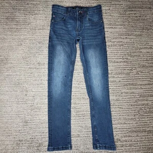 Tommy Hilfigure Size 10 Boys Jeans Stretch Mid Rise Straight Blue Denim - Picture 1 of 1