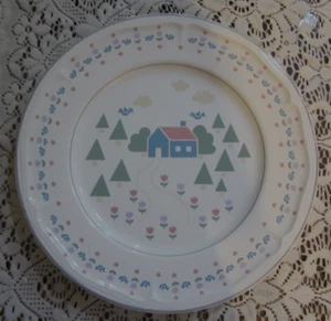 Sango Home Sweet Home Platte Hackteller Steingut Haus Bäume Blumen 274553 - Bild 1 von 8
