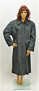 Barbara Lebek Damenmantel verdeckte Knopfleiste Microtouch Kragen abnehmbar grau - Bild 1 von 12