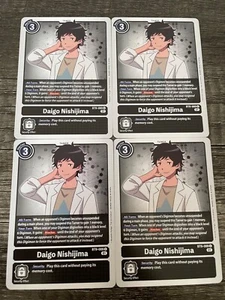 x4 Daigo Nishijima BT9-089 U Playset Digimon TCG X Record - Picture 1 of 1