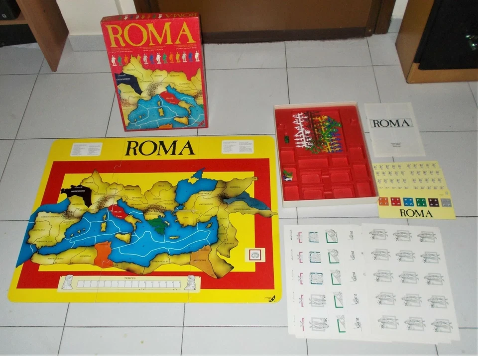 ROMA International Team 1985 Strategia simulazione COMPLETO PERFETTO MAI USATO - Immagine 1 di 1