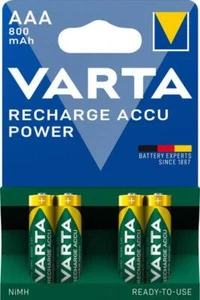 4 Varta 56703 Akku AAA 800mAh Recharge Accu Power NiMH im 4er Blister - Bild 1 von 1