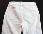 NYDJ Clarissa Ankle Jeans Size 6 Solid White.  Not Your Daughter's Jeans 30 x 27