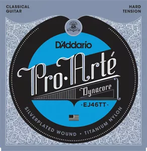 Cuerdas de guitarra clásica D'Addario EJ46TT ProArte agudos de titanio tensión dura - Imagen 1 de 1