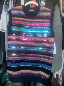 dsquared mens medium sequin vest - Picture 1 of 8