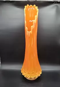 LE Smith Swung Vase Diamond Butt Bittersweet 23.5" Imperfect READ - Picture 1 of 20