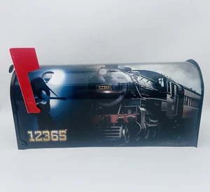 Locomotora de vapor buzones personalizados, regalo para él, regalo para ella, - Imagen 1 de 19