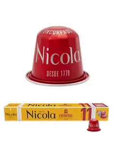 40 CAPSULE NICOLA NESPRESSO * CIALDE CAFFÈ GUSTO CORPOSO INTENSITÀ 11 - Foto 1 di 4