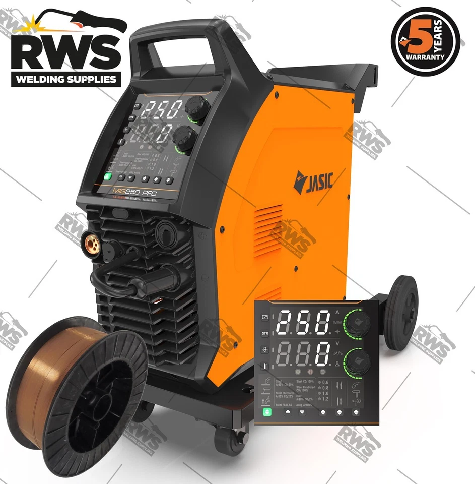 Jasic Evo MIG 250amp PFC Dual Voltage MIG Welder with Torch & Reg * FREE WIRE - Image 1 of 1