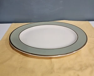 Taylor Smith & Taylor CLASSIC HERITAGE CELADON GREEN Serving Platter 11 1/2 X9 - Picture 1 of 5