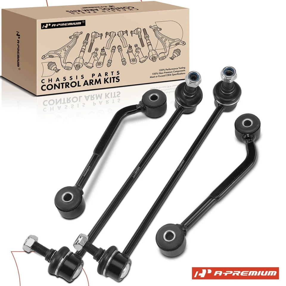 A-Premium 4x Sway Bar Link Front Rear for Mercedes-Benz C230 2004-2007 C280 C350 - Image 1 of 4