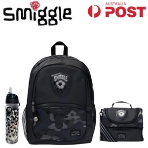 Football Pack Backpack Rucksack Soccer School Bookbag Lunch Box Bag Water Bottle - Picture 1 of 15