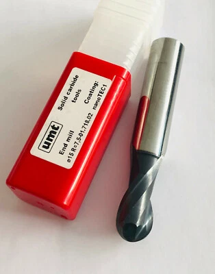 VHM RADIUSFRÄSER ф15x20x84 R7,5 Z=2 HRC50 UMT NEU MADE IN BULGARIAEN Rechnung! - Bild 1 von 2