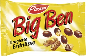 Piasten Big Ben Braune Peanuts dragierte Erdnüsse