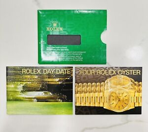 Authentic Rolex President Day-Date Booklet Manual Full Set 18238 18239 Year 1997