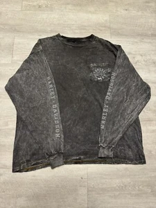 Vintage 2002 Harley Davidson Long Sleeve Thunder Creek TN T-Shirt Size XL - Bild 1 von 10