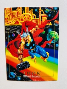 1992 SKYBOX MARVEL MASTERPIECES #92 THOR NM-MT CARD - Bild 1 von 2