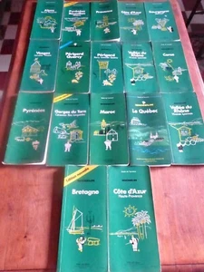 Lot 17 Guide vert MICHELIN carte plans Alpes Pyrénées Quebec Bretagne Perigord - Photo 1/4