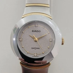 Rado Diastar Stainless Steel Diamond Dial 24mm Ladies Quartz Dress Watch RJC213 - Picture 1 of 10