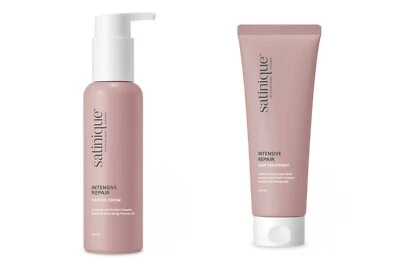 SATINIQUE organic Intensive Repair Hair Oil Serum 100ml & Treatment 250ml Amway - Image 1 of 3