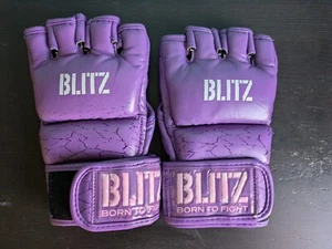 Blitz Born To Fight MMA Gloves Purple size XL - Picture 1 of 3