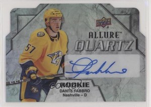 2019-20 Upper Deck Allure Quartz Dante Fabbro #AQR-DF Rookie Auto RC