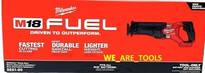 NEW IN BOX Milwaukee FUEL 2821-20 M18 18V Brushless Reciprocating Saw Sawzall - Image 1 of 4