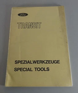 Manual De Taller Ford Transit Mk III Herramientas Especiales Fecha 03/1978 - Imagen 1 de 1