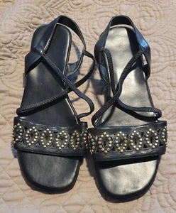 Schwarze Sandalen... Laura Scott Größe 8 - Bild 1 von 4