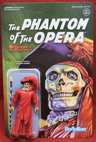 New Sealed Unpunched Super7 ReAction The Phantom of the Opera Action Figure Cover
